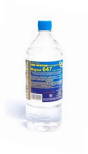 Растворитель марки 647 в 0.9л