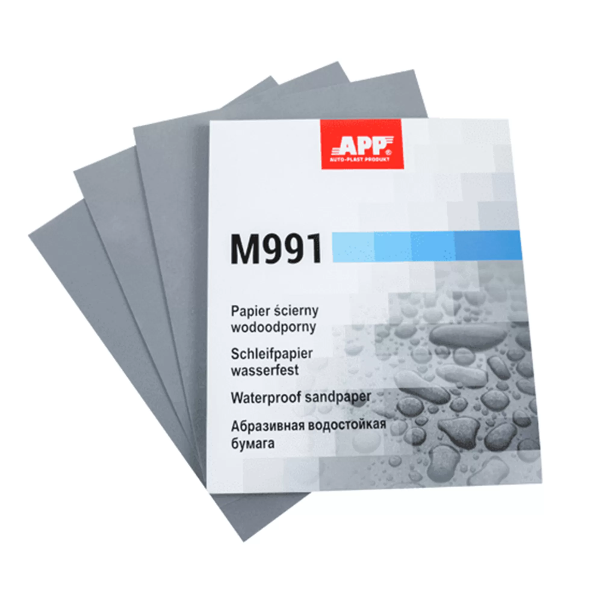 APP 40MW0600 MATADOR M991 Абразивная водостойкая бумага P600 230х280мм