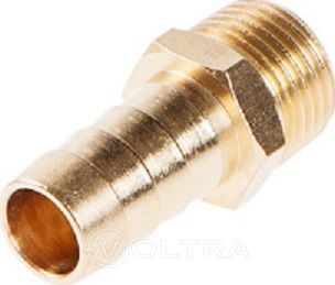 Соединение внутр. резьба 1-2" х елочка 12 мм (латунь) ECO, арт.AB-FT12-E12 (Китай)