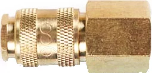 Соединение быстросъем. МАМА х внутр. резьба 1-4" (латунь) ECO, арт.AB-F-FT14 (Китай)