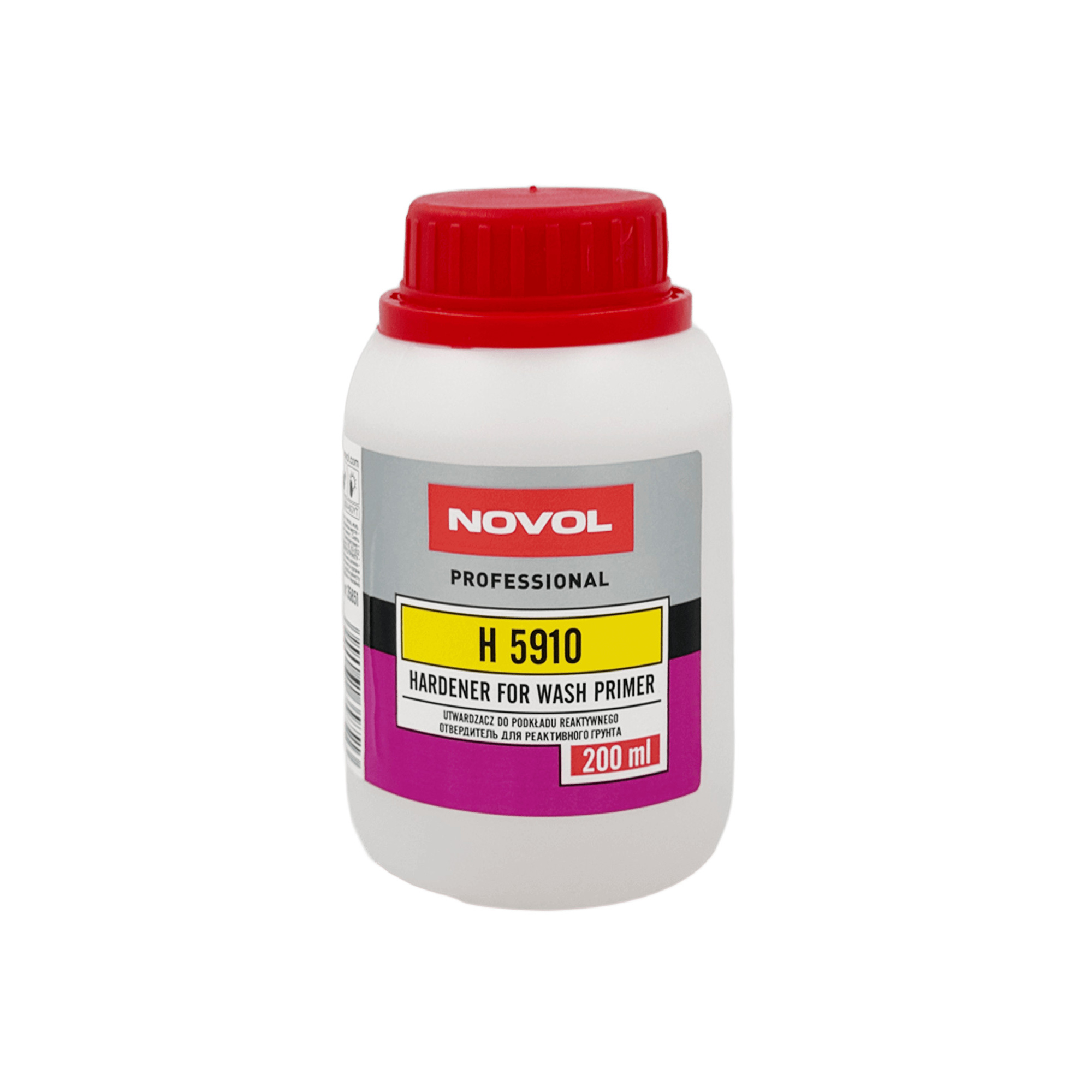 NOVOL 37219 PROTECT WASH PRIMER 340 Грунт реактивный 200мл + H5910 35851 Отвердитель 200мл