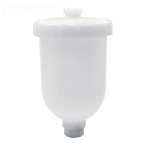 JС125-Верхний полипропиленовый бачок для краскопульта, объем 0,125л, резьба внутренняя F 14х1 Китай