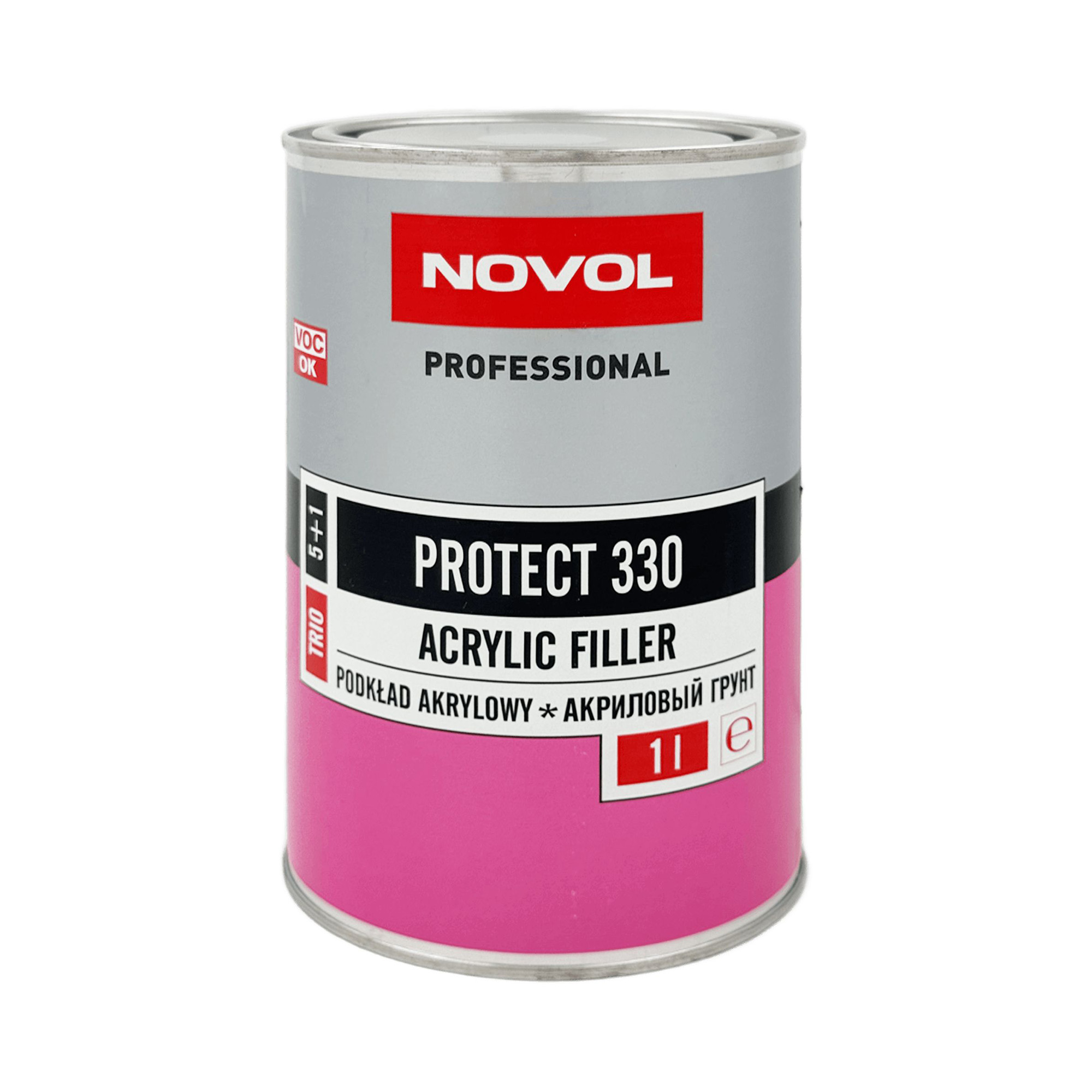 NOVOL 37311 PROTECT 330 5+1 MS Грунт акриловый серый 1000мл
