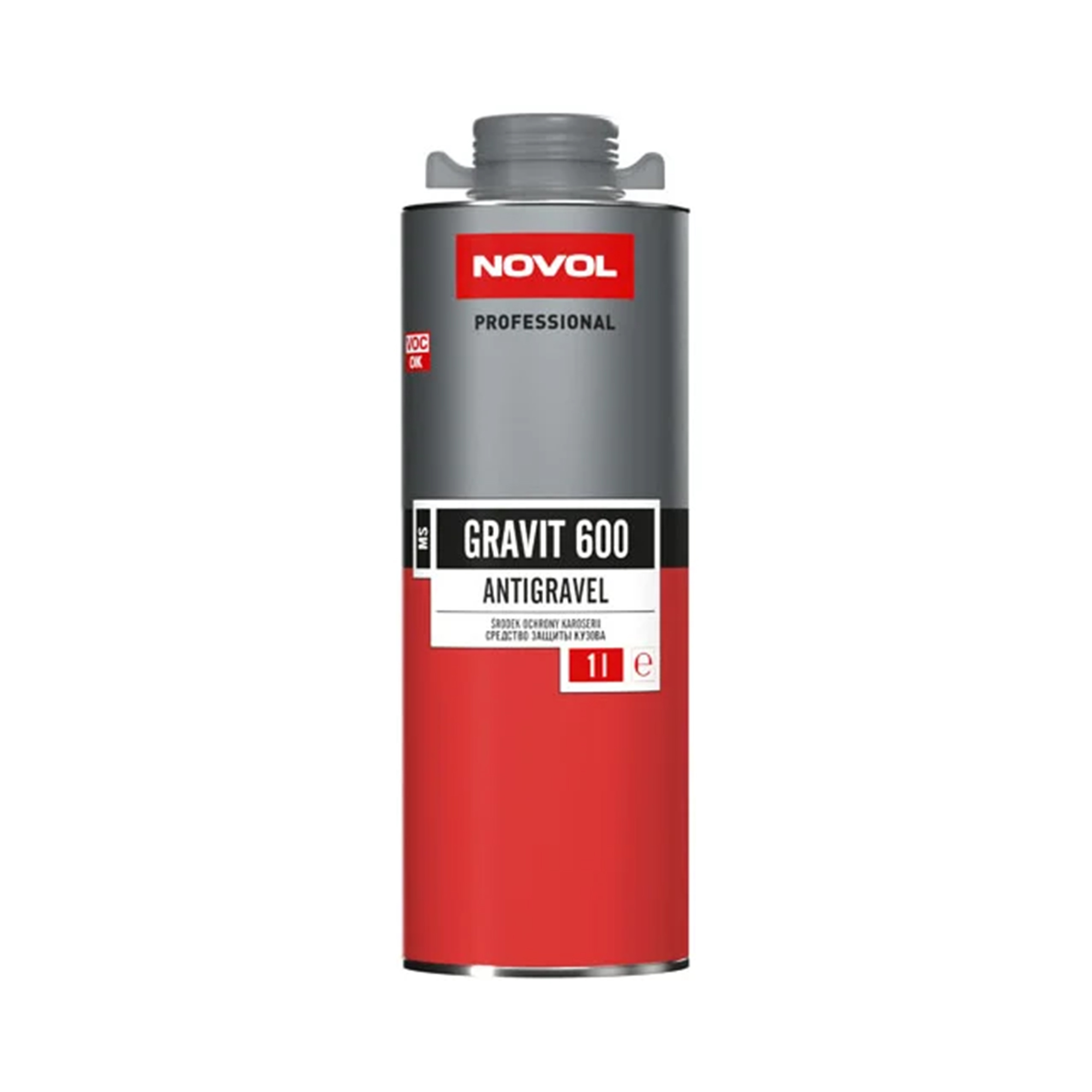 NOVOL GRAVIT 600 MS Антигравийное покрытие серое 1000мл