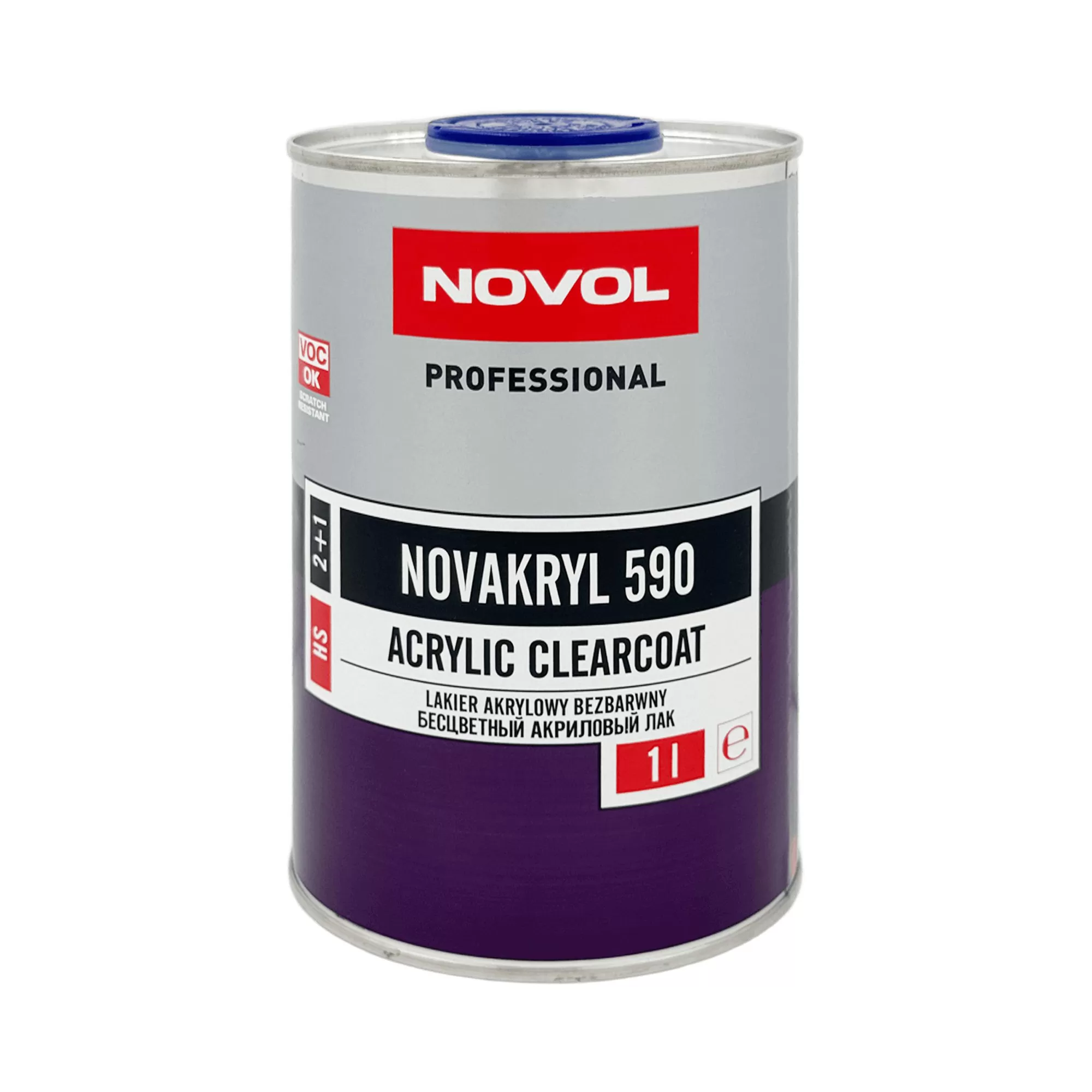 NOVOL NOVAKRYL 590 HS Лак акриловый прозрачный 1000мл