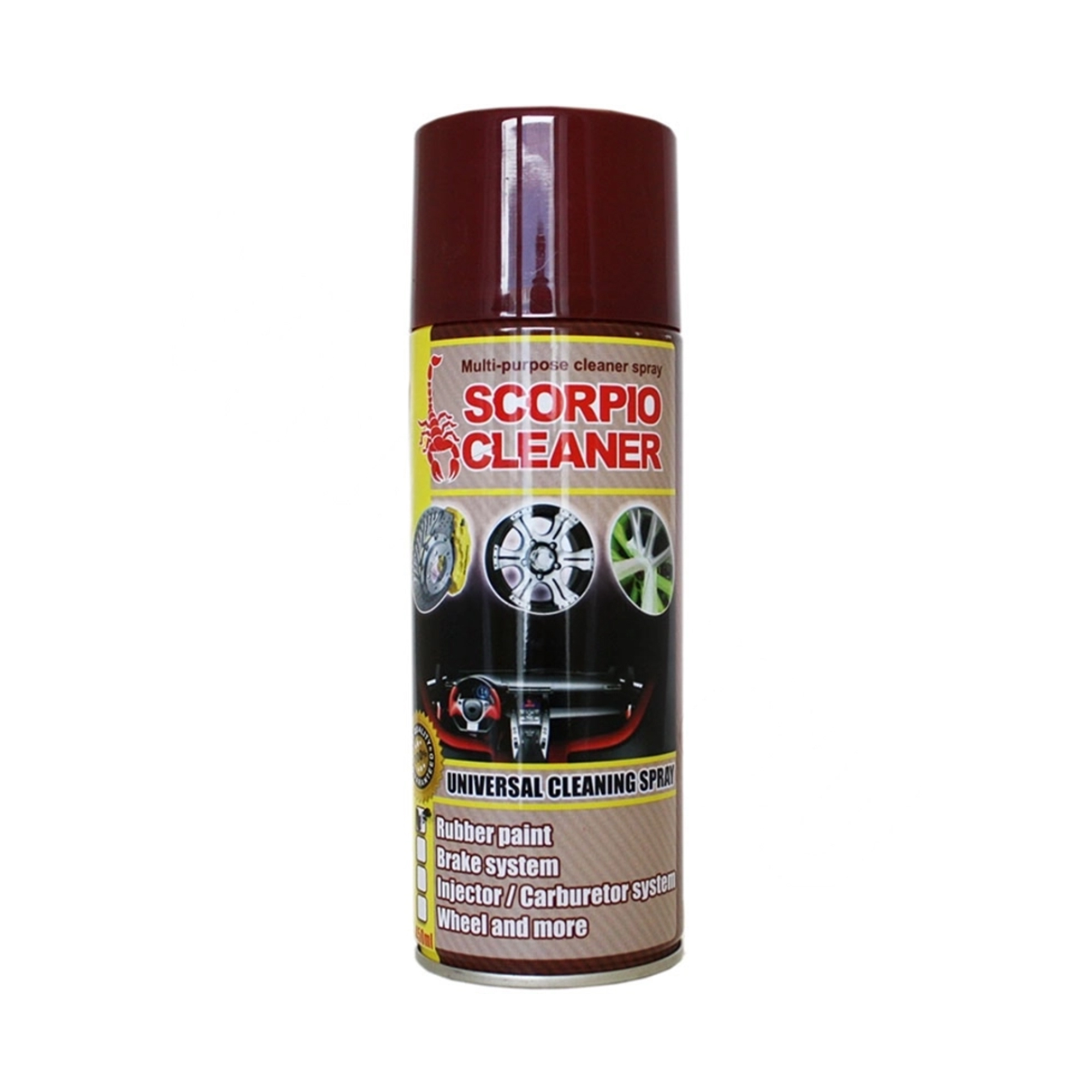 SCORPIO CLEANER Rubber Paint Cleaner Средство для снятия жидкой резины аэрозоль 450мл