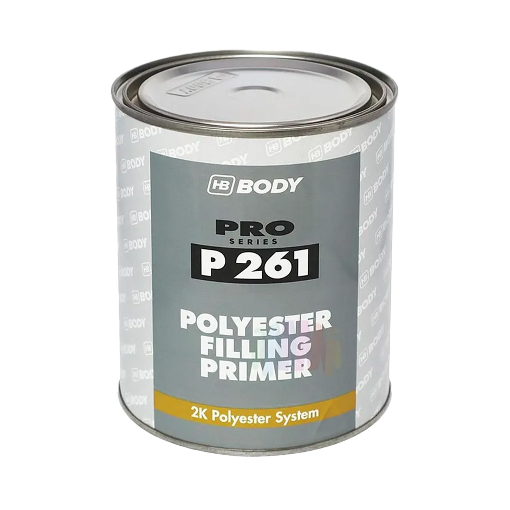 HB BODY 2610700001 P261 POLYESTER FILLING PRIMER Грунт наполнитель серый 1000мл