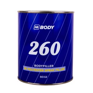 HB BODY 260 BODYFILLER Шпатлевка жидкая полиэфирная 1000мл