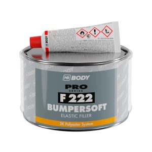 HB BODY F222 BUMPERSOFT Шпатлевка для пластика 0.25кг
