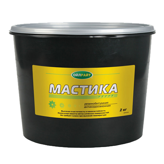 Мастика резинобитумная 2кг ведро OILRIGHT
