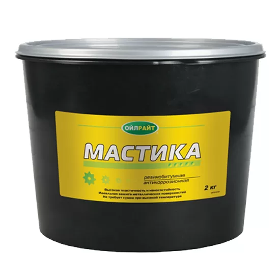 Мастика резинобитумная 2кг ведро OILRIGHT
