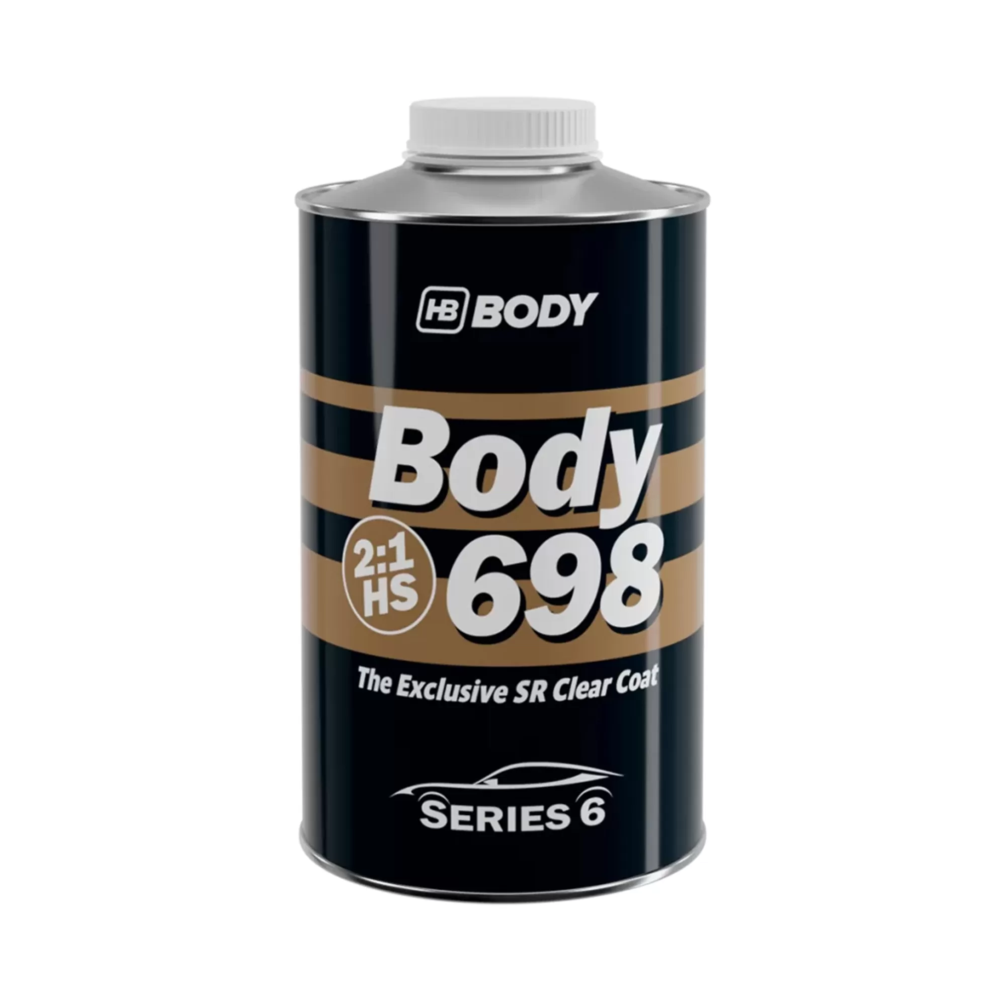 HB BODY 698 CLEAR HS SR Лак акриловый прозрачный 1000мл