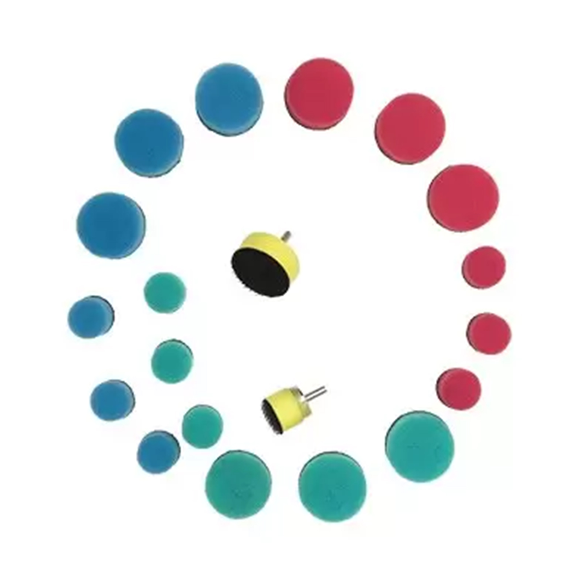 AUTECH AU-33505 Подложки для кругов к гибкому валу комплект + круги (20 предметов)