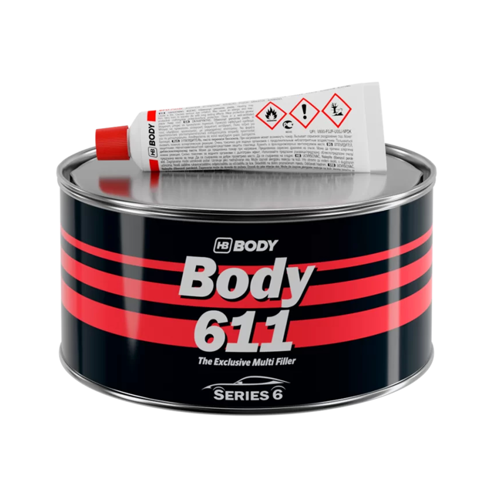 HB BODY 611 MULTI FILLER Шпатлевка универсальная 1.8кг