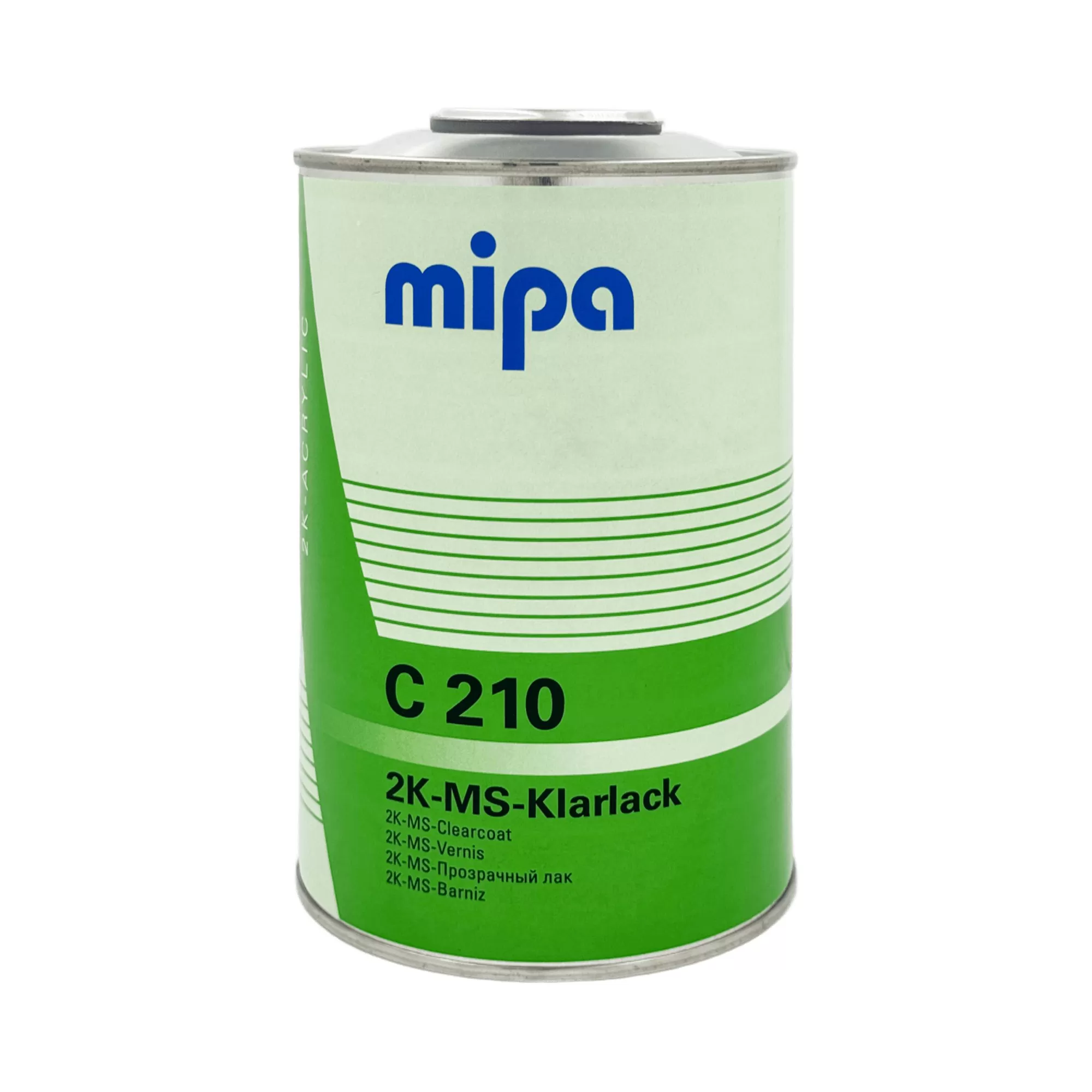 MIPA 2K-MS-Klarlack C210 Лак акриловый прозрачный 1000мл + MS25 Отвердитель 500мл