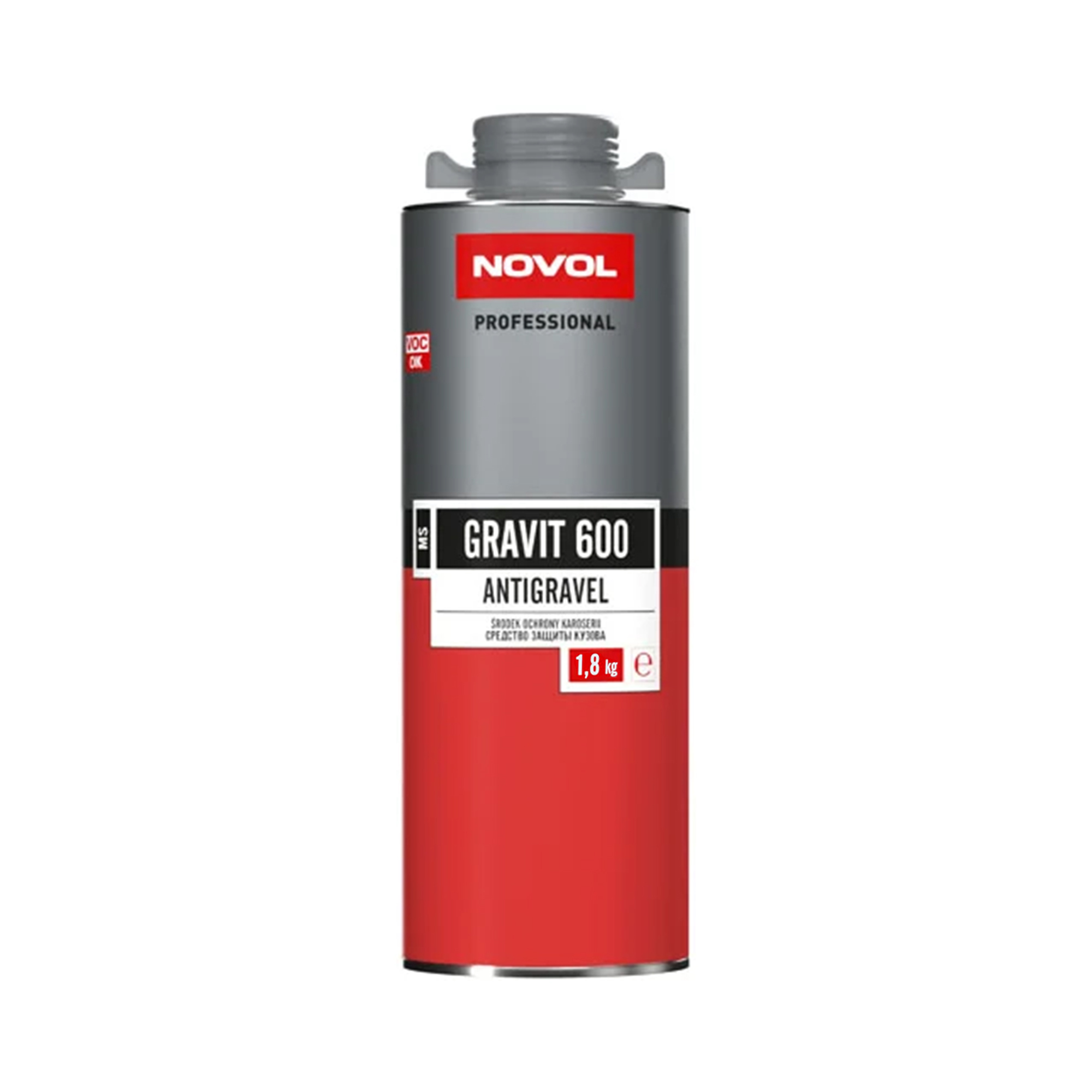 NOVOL GRAVIT 600 MS Антигравийное покрытие серое 1.8кг