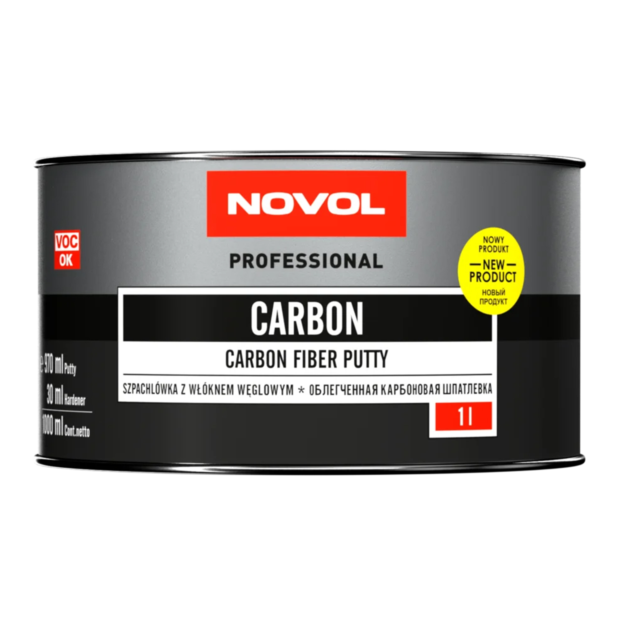 NOVOL CARBON Шпатлевка с углеволокном 1000мл