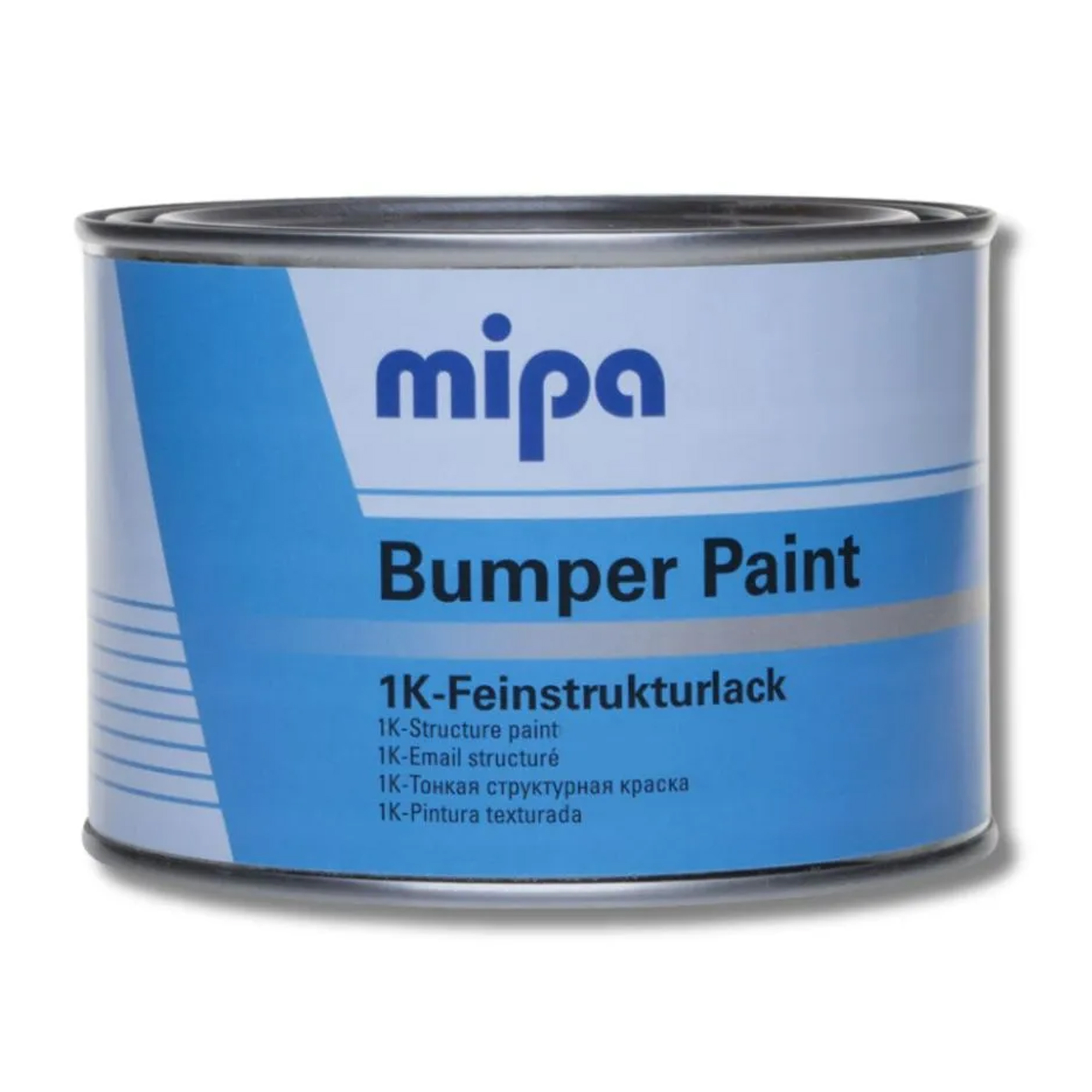 MIPA 246800003S BUMPER PAINT 1K Структурная краска для бампера тёмно-серая 500мл