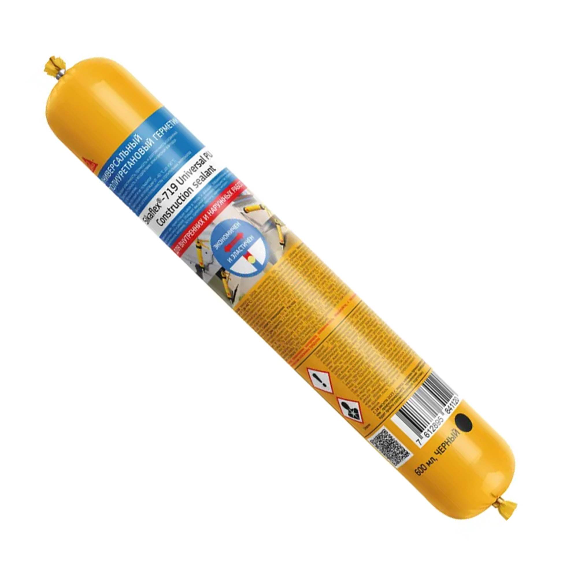 SIKA 732419 SIKAFLEX 719 Герметик полиуретановый чёрный 600мл