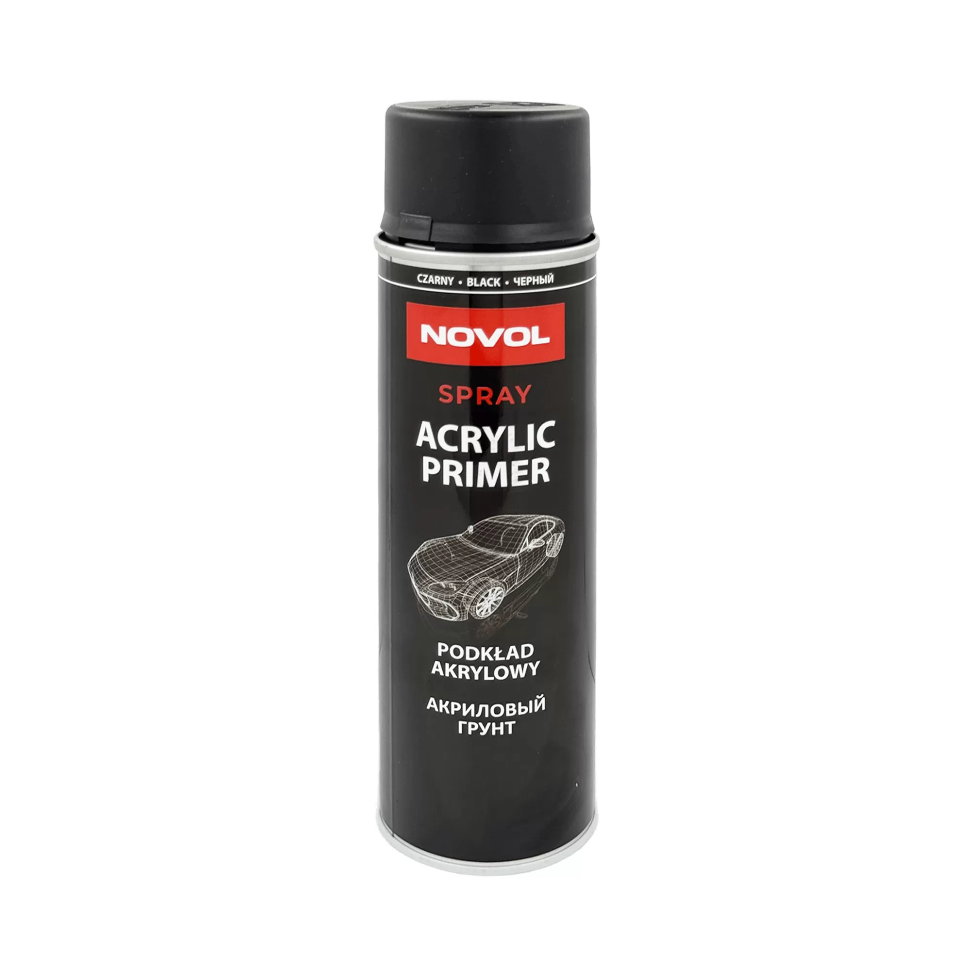 NOVOL ACRYLIC PRIMER SPRAY Грунт акриловый чёрный аэрозоль 500мл