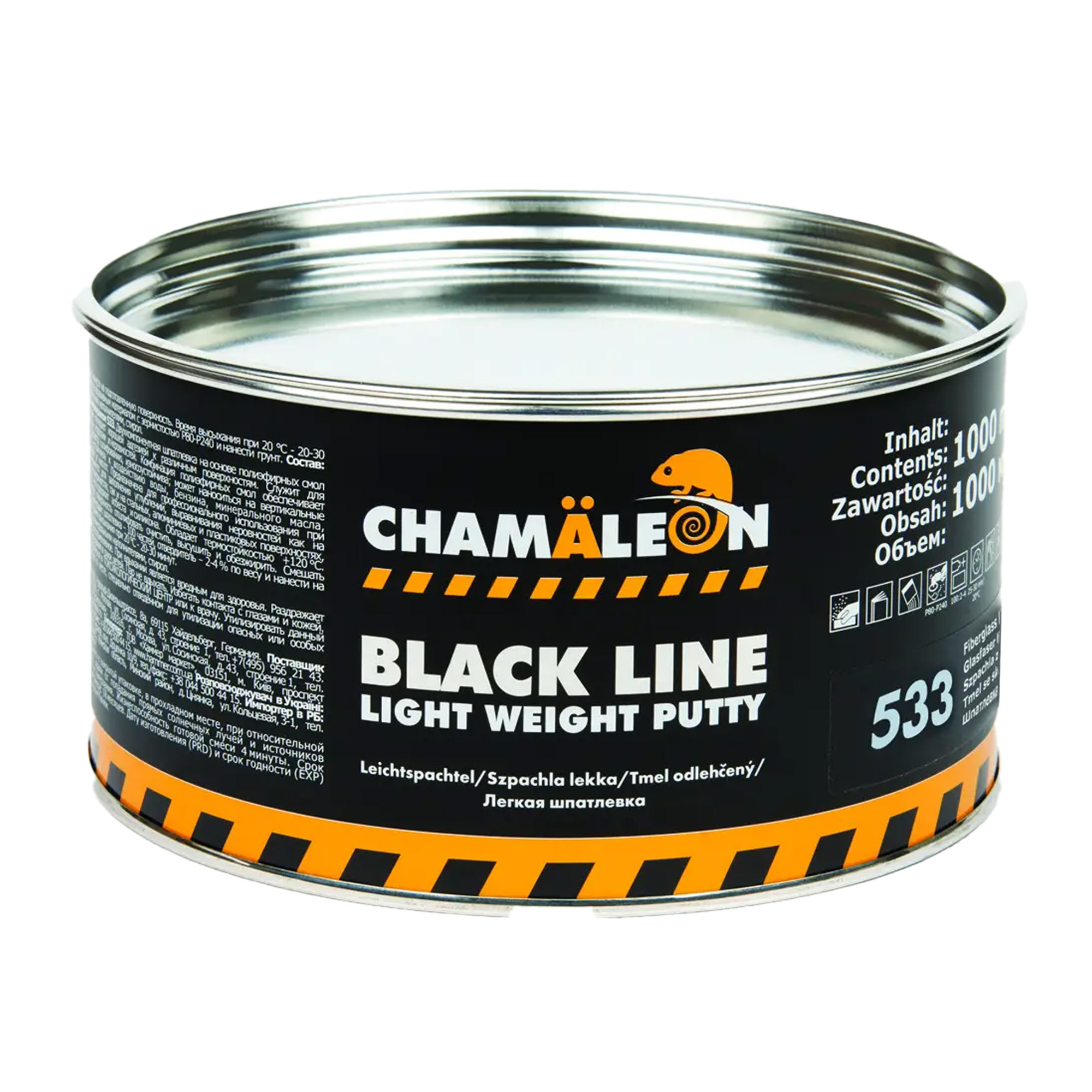 CHAMAELEON FIBERGLASS LIGHT 533 Шпатлевка облегченная со стекловолокном 1000мл