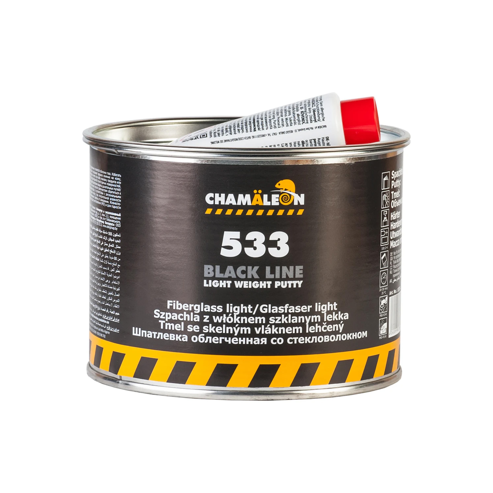 CHAMAELEON FIBERGLASS LIGHT 533 Шпатлевка со стекловолокном облегченная 500мл