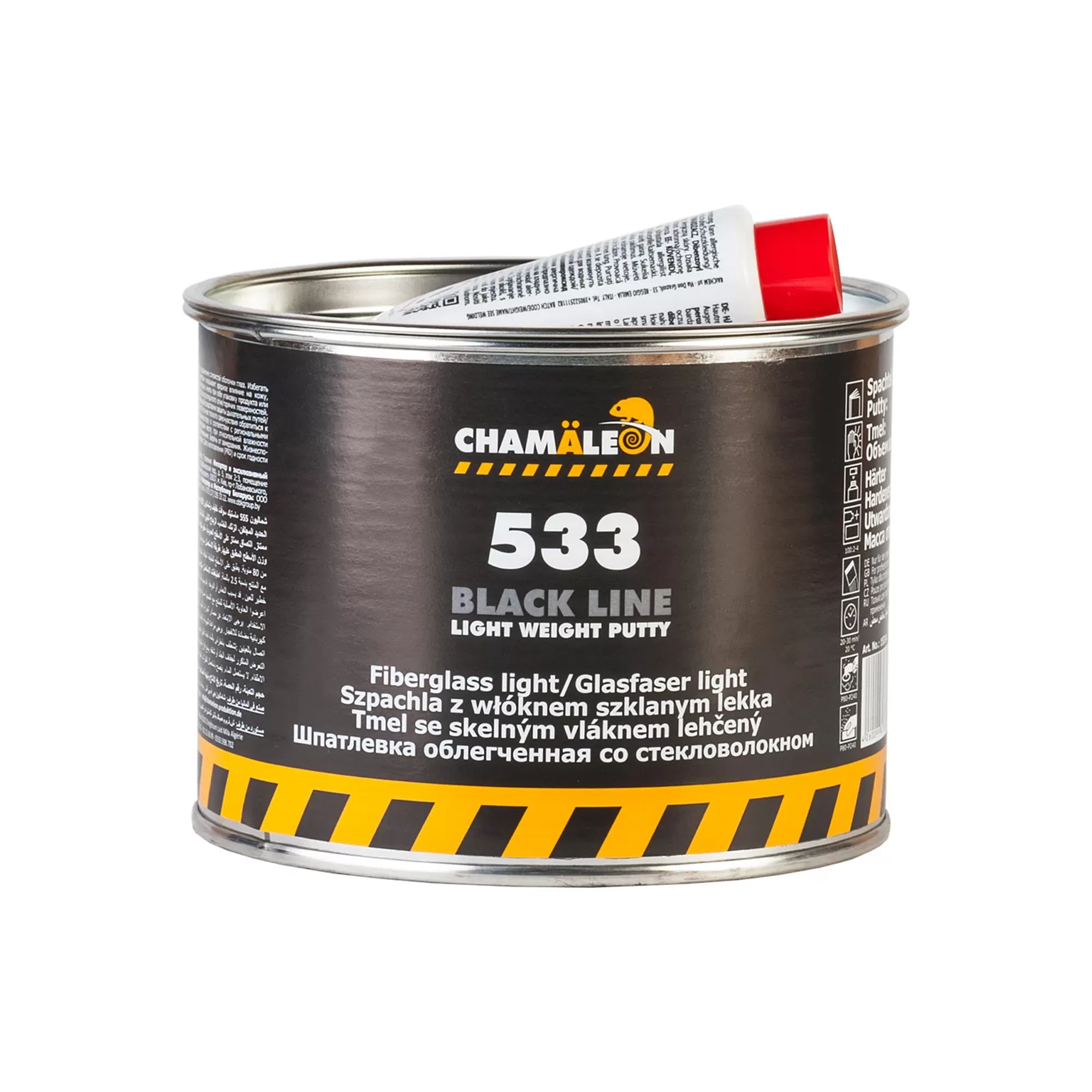 CHAMAELEON FIBERGLASS LIGHT 533 Шпатлевка со стекловолокном облегченная 500мл