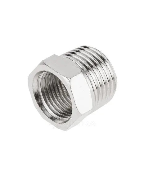 Соединение нар. резьба 1-2" х внутр. резьба 3-8" (сталь) ECO, арт.AS-MT12-FT38 (Китай)