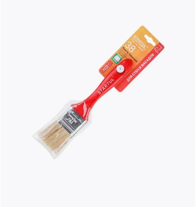 Кисть плоская 1,5"-38мм STARTUL MASTER, арт.ST0102-38 (Китай)