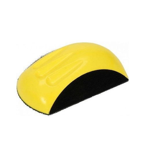 Брусок пластмассовый для шлифования 150мм. с липучкой "Vorel",(07957