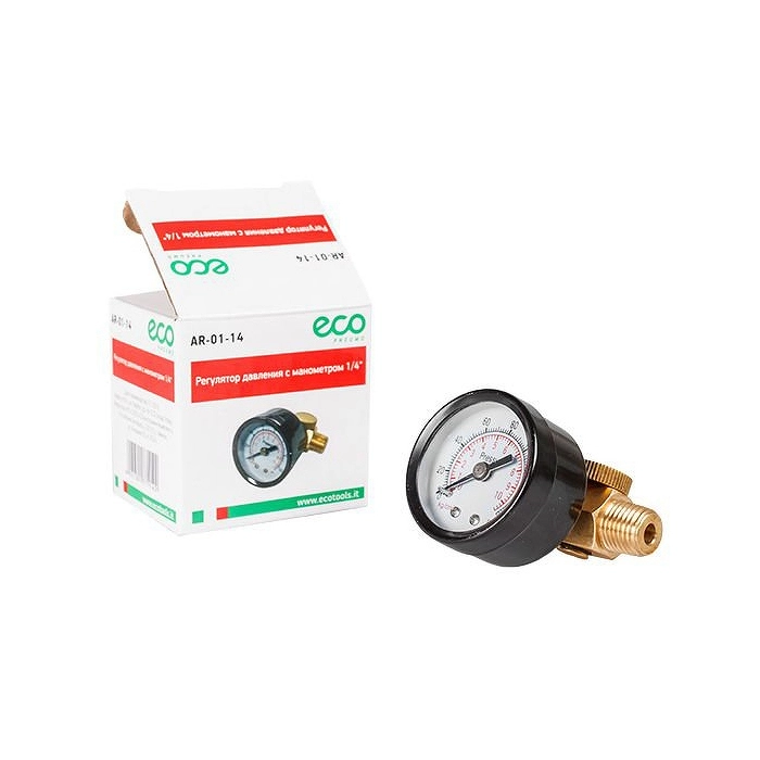 Регулятор давления с манометром ECO AR-14 на 1-4" (AR-01-14), арт.AR-01-14 (Китай)