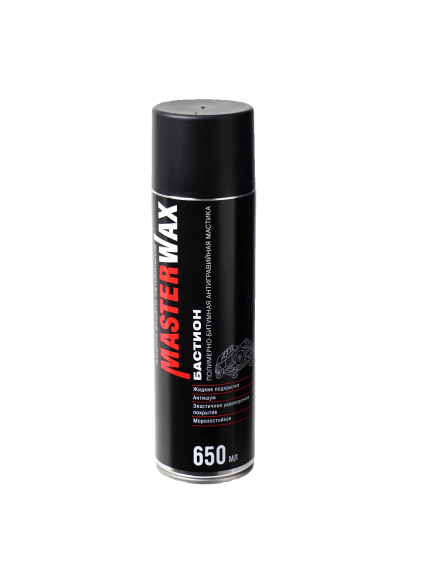 Мастика MasterWax полимерно-битумная БАСТИОН, аэрозоль 650мл