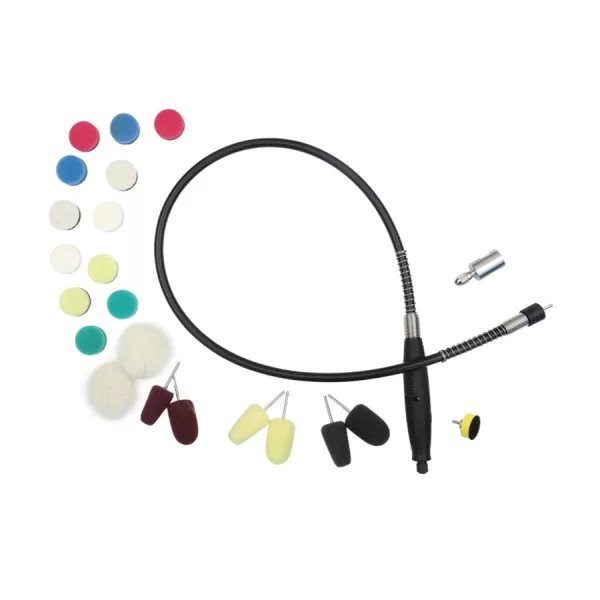 Дример для полировки труднодоступных мест - гибкий вал (комплект), арт.Au10kit-DREAMER