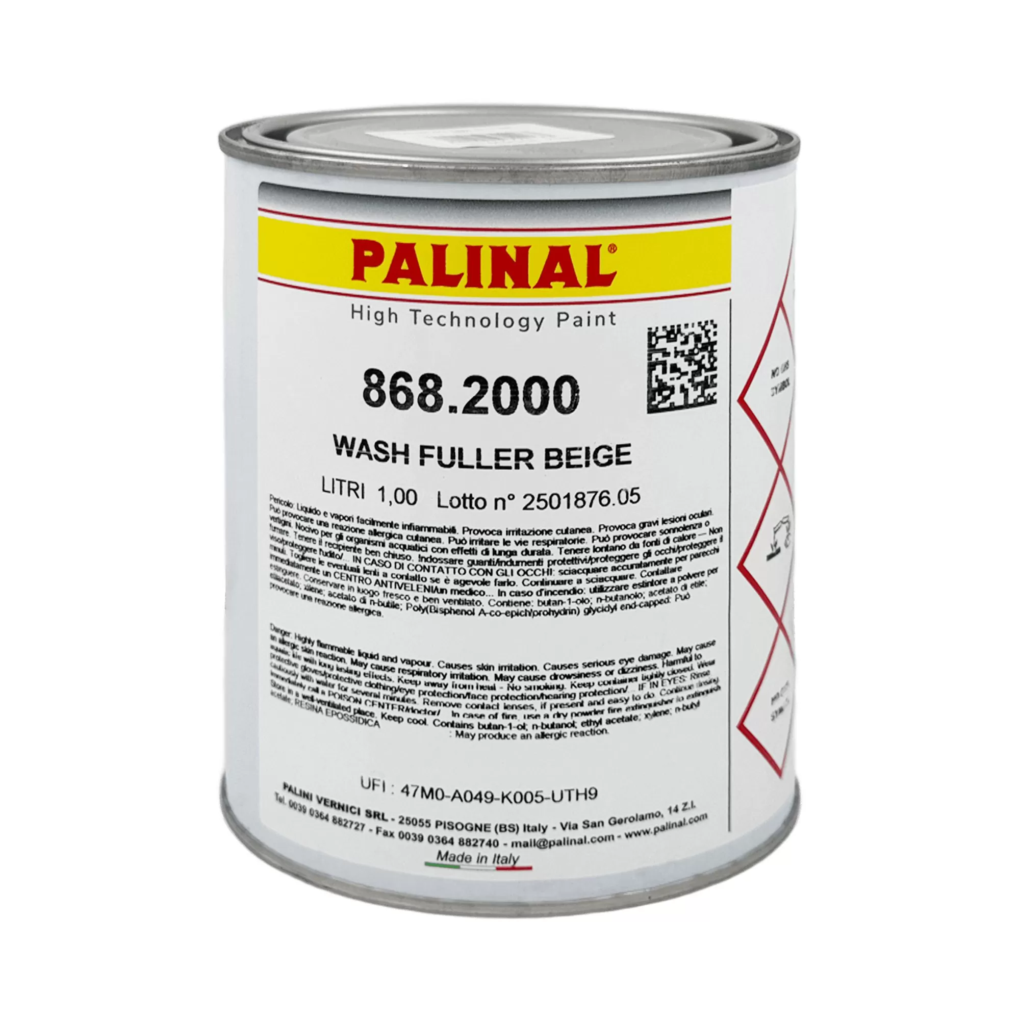 PALINAL 868.2000-1 WASH FULLER BEIGE Грунт кислотный 1000мл