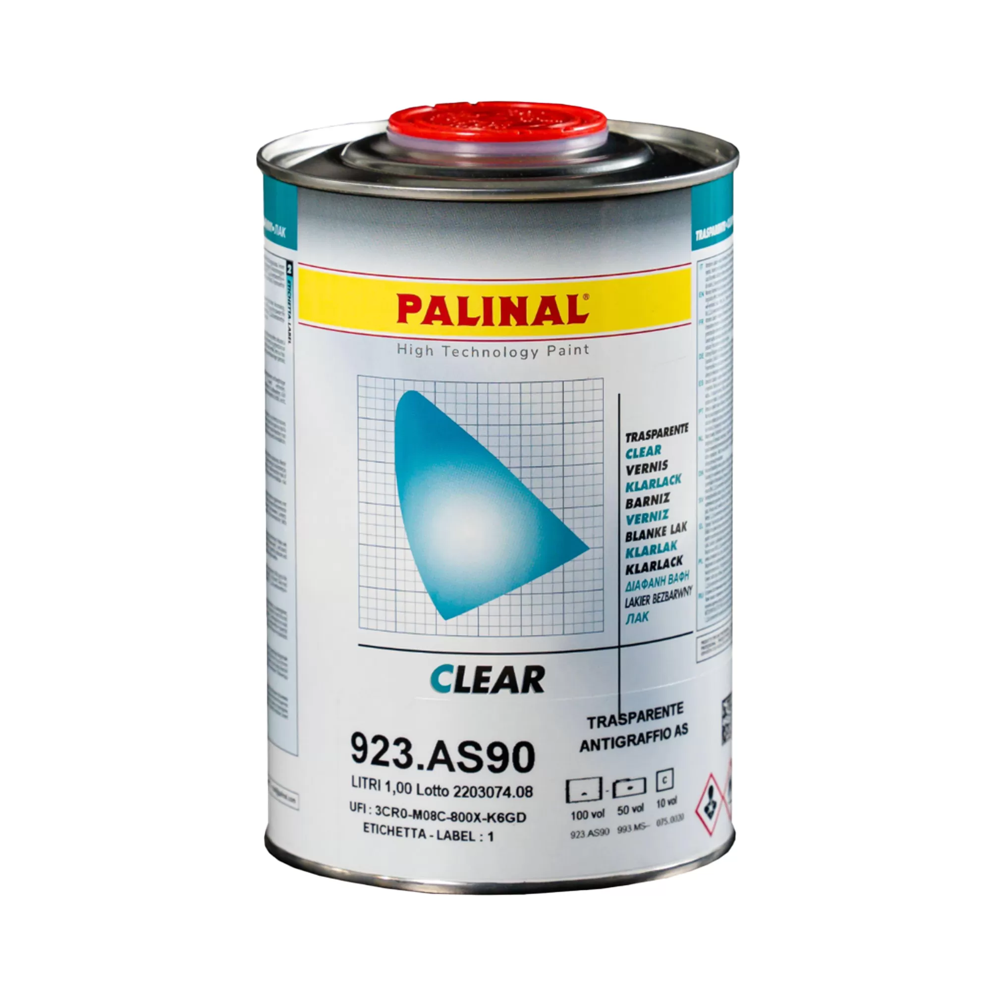 PALINAL 923 AS90 2K-HS Лак акриловый прозрачный 1000мл