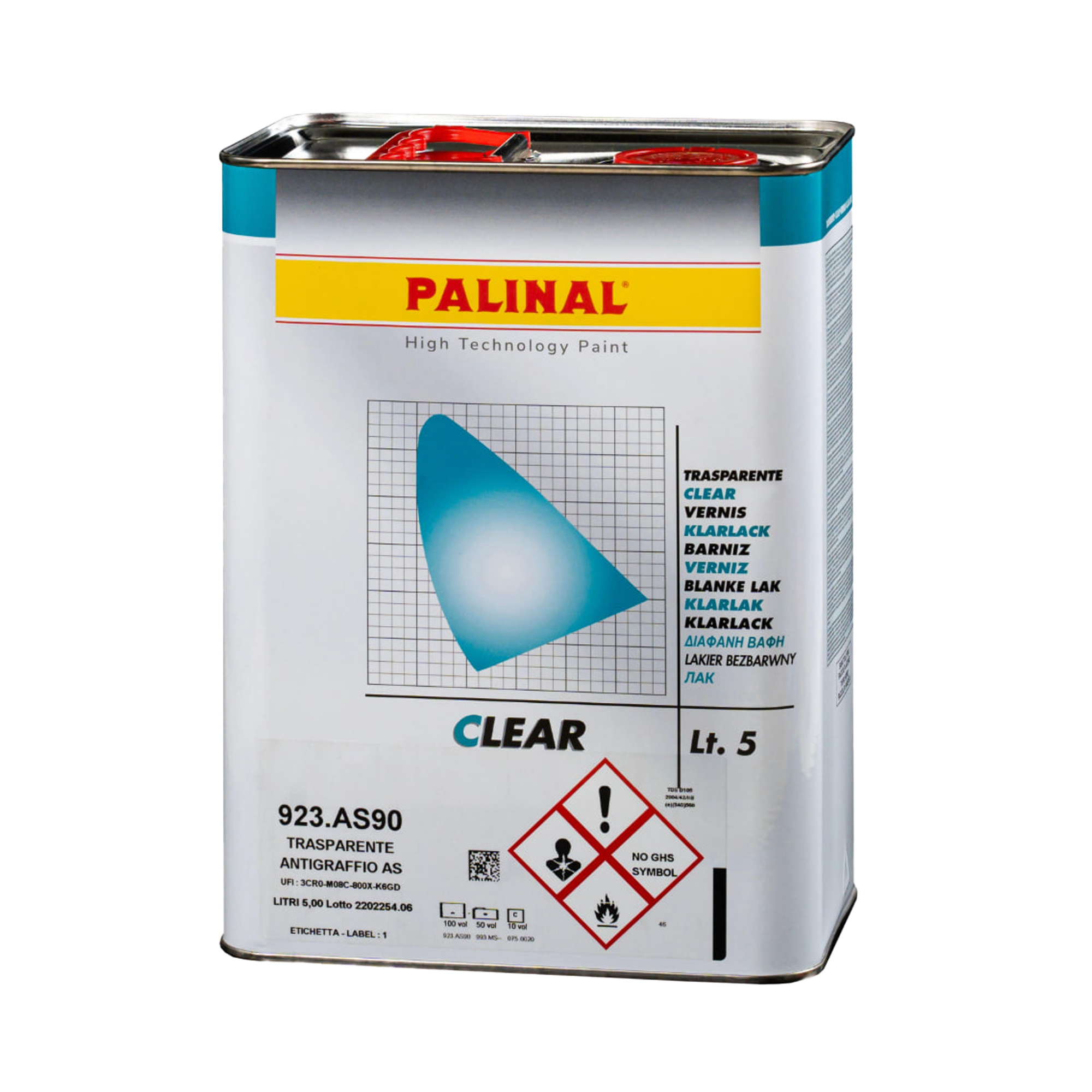 PALINAL AS90 2K-HS Лак акриловый прозрачный 5000мл