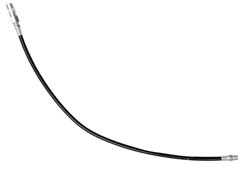 Шланг ПВХ гибкий с наконечниками для шприца 300мм "Vorel",(78067