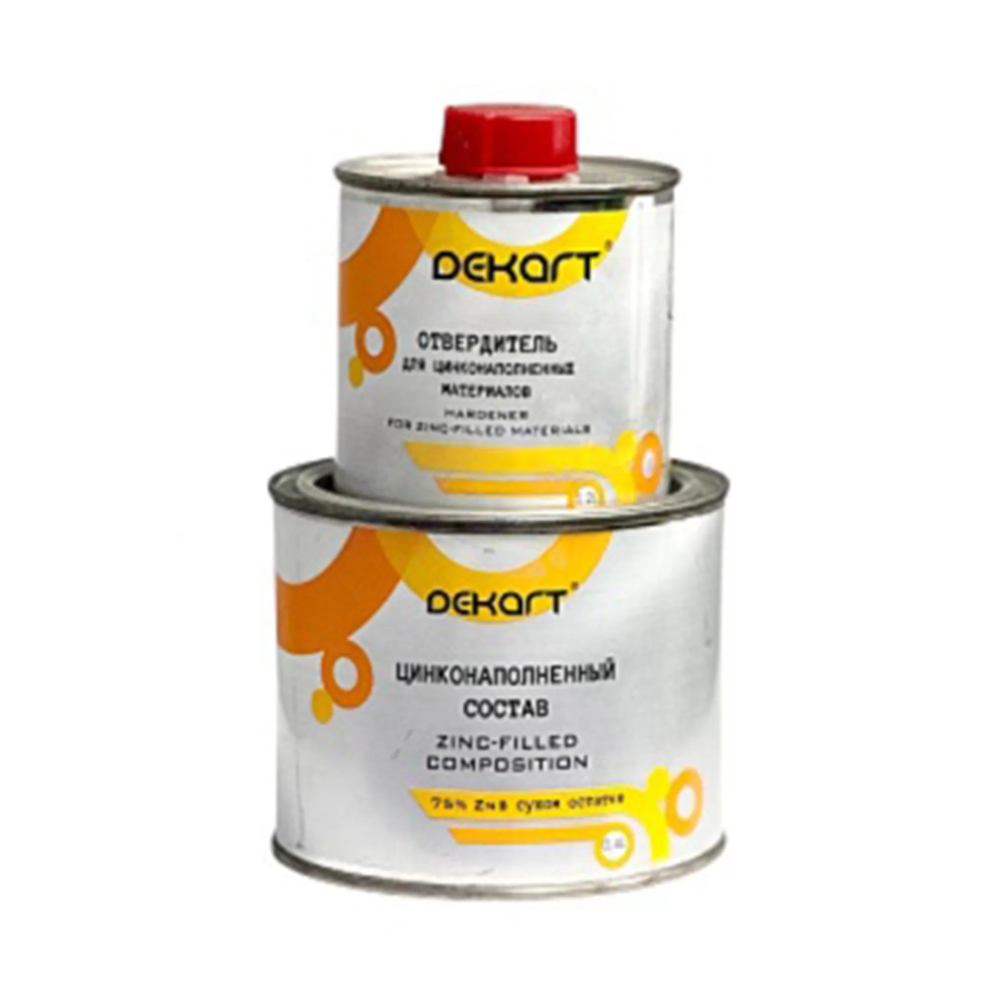 DEKART ZINK FILLED COMPOSITION Цинконаполненный состав 400мл + Отвердитель 200мл