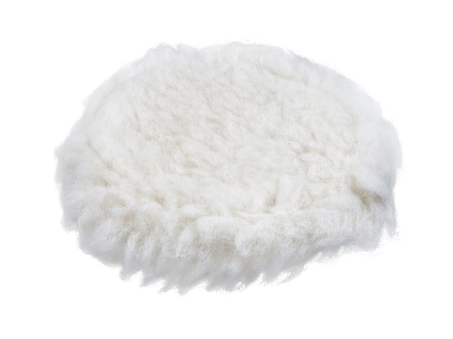 Полировальный круг 150мм, на липучке (натур.шерсть, короткая), арт.PMW1500PS019 (Китай)