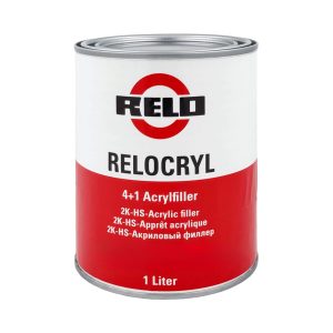 RELO 810710003S RELOCRYL HS Грунт акриловый чёрный 1000мл + Отвердитель 250мл