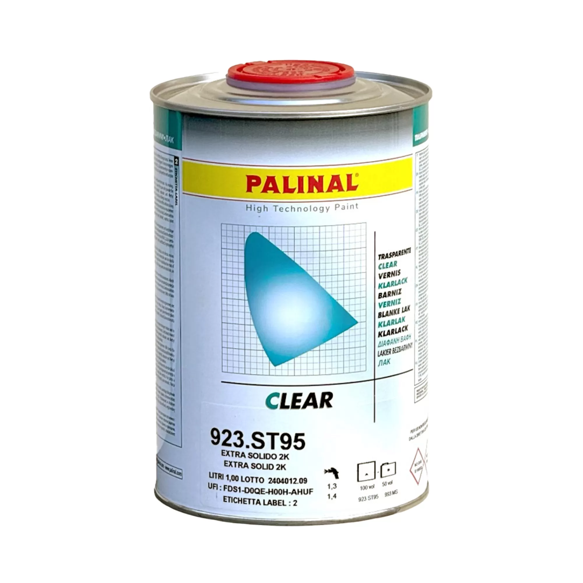 PALINAL 923 ST95 2K Лак акриловый прозрачный 1000мл