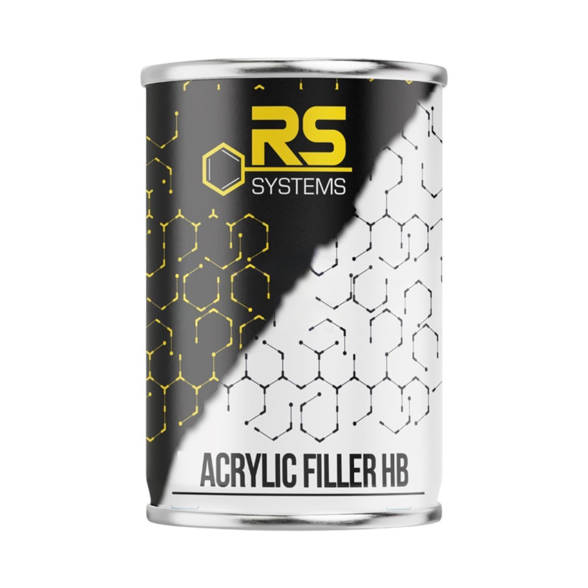 RS SYSTEMS 0201-1.2.3-375-RS ACRYL FILLER HB Грунт акриловый серый 800мл + Отвердитель 200мл
