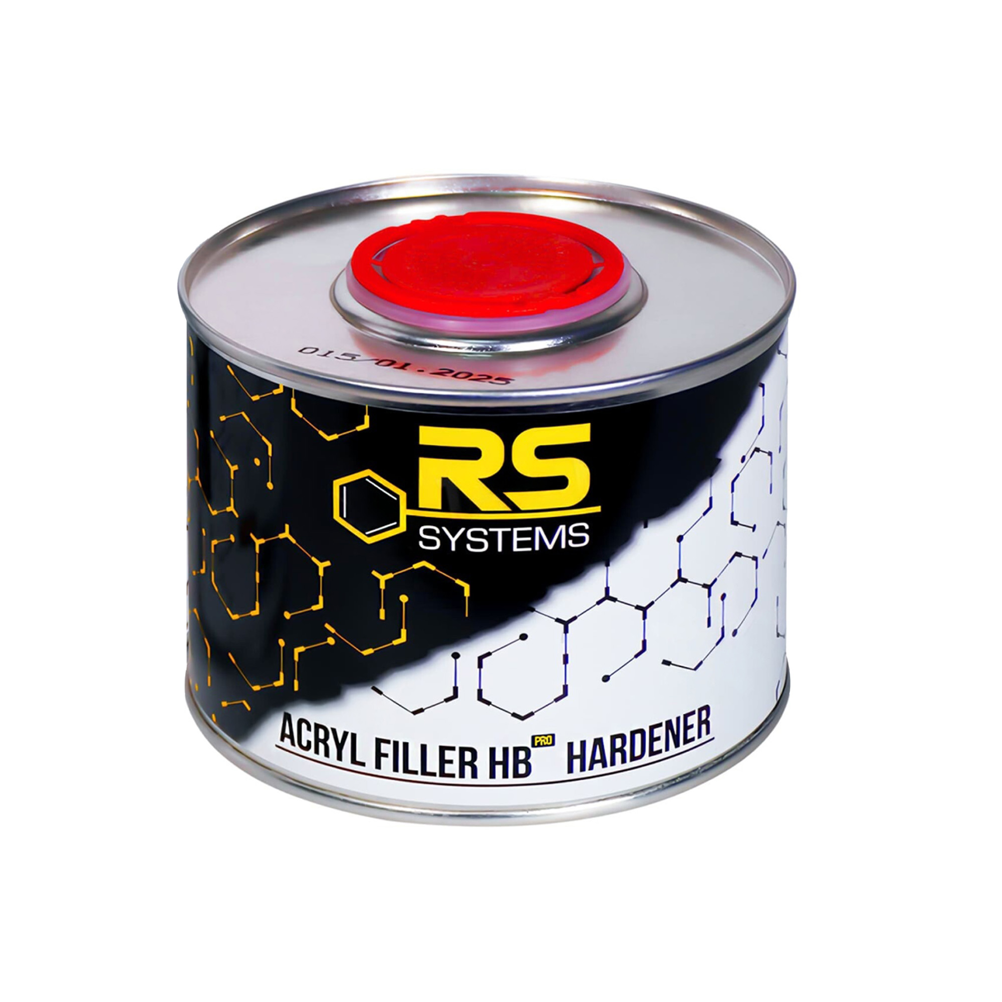 RS SYSTEMS 0201-1.2.3-375-RS ACRYL FILLER HB Грунт акриловый серый 800мл + Отвердитель 200мл