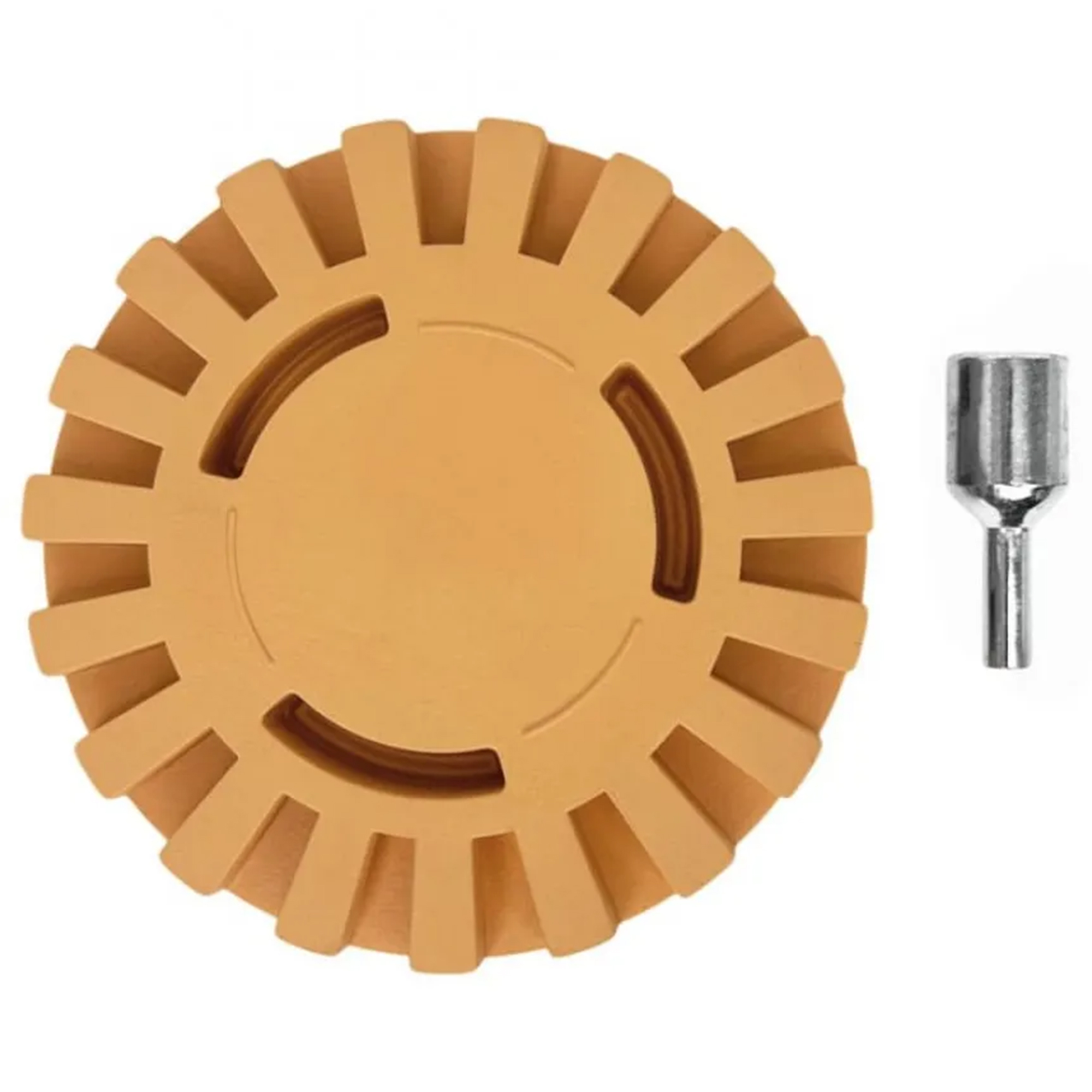 ГАММАТЕСТ GTK4004 Диск зачистной резиновый зубчатый (правое вращение) 4″