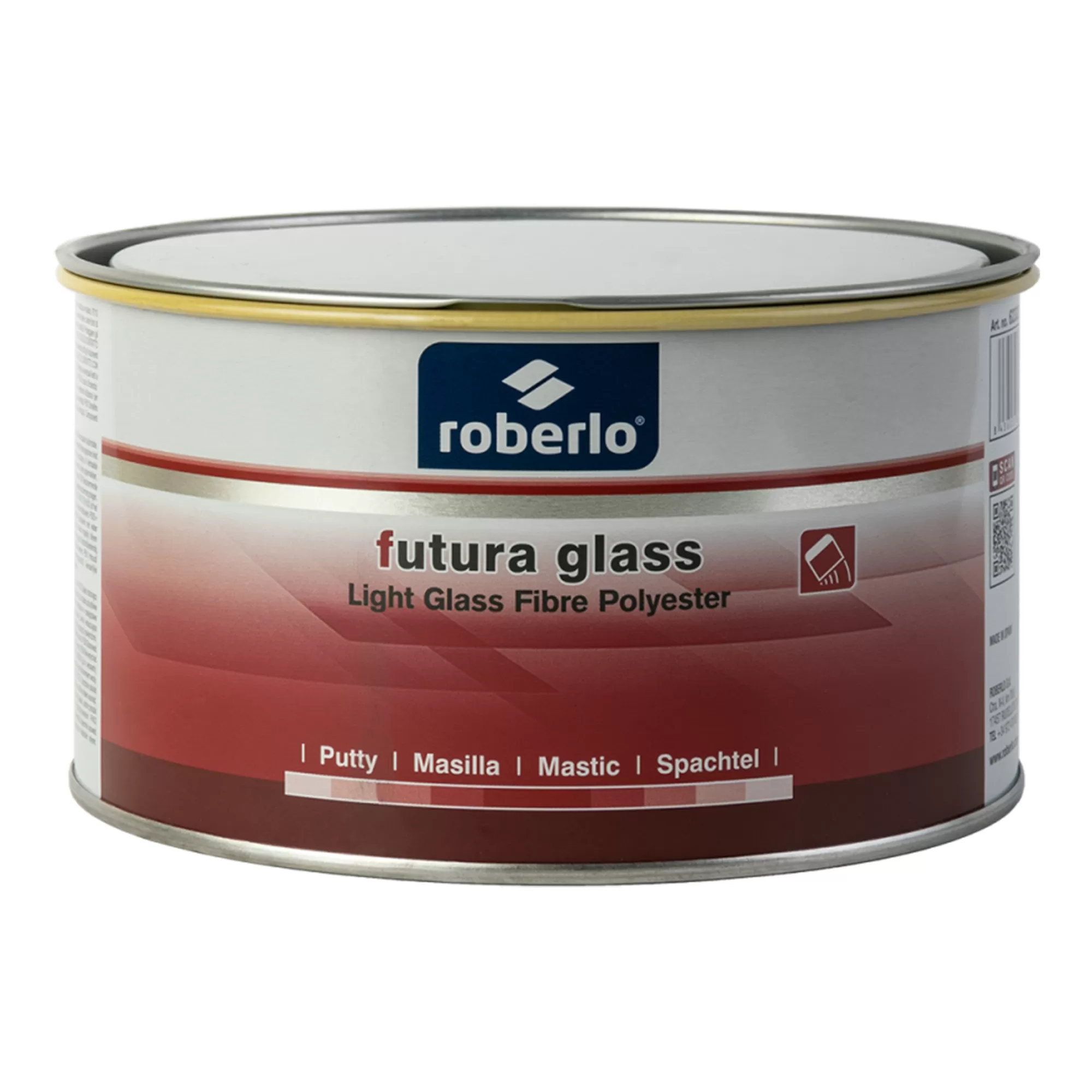 ROBERLO 62333 FUTURA GLASS Шпатлевка облегченная со стекловолокном 0.75кг