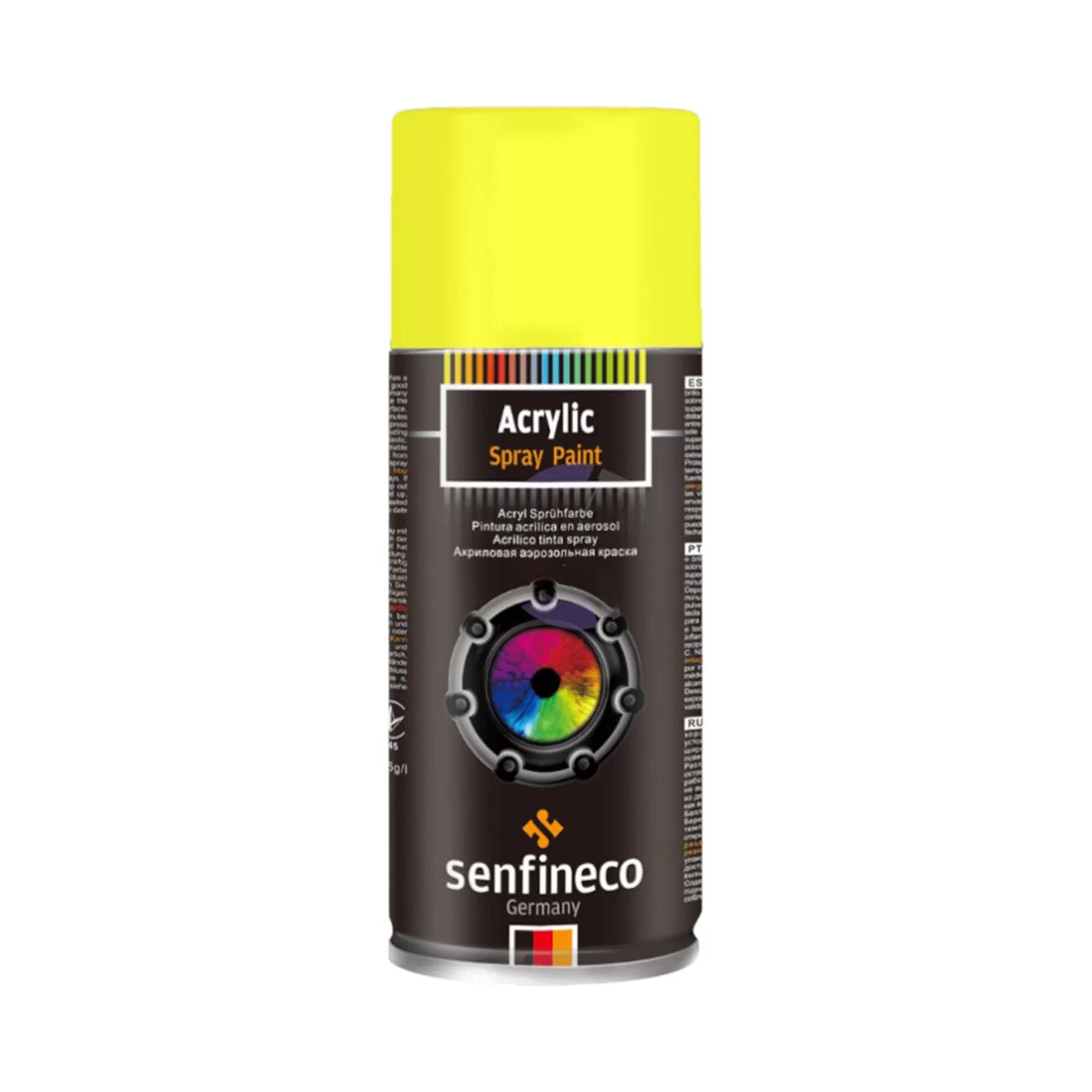 SENFINECO 4041 PAINT ACRYLIC CANARY Акриловая эмаль жёлтая аэрозоль 400мл